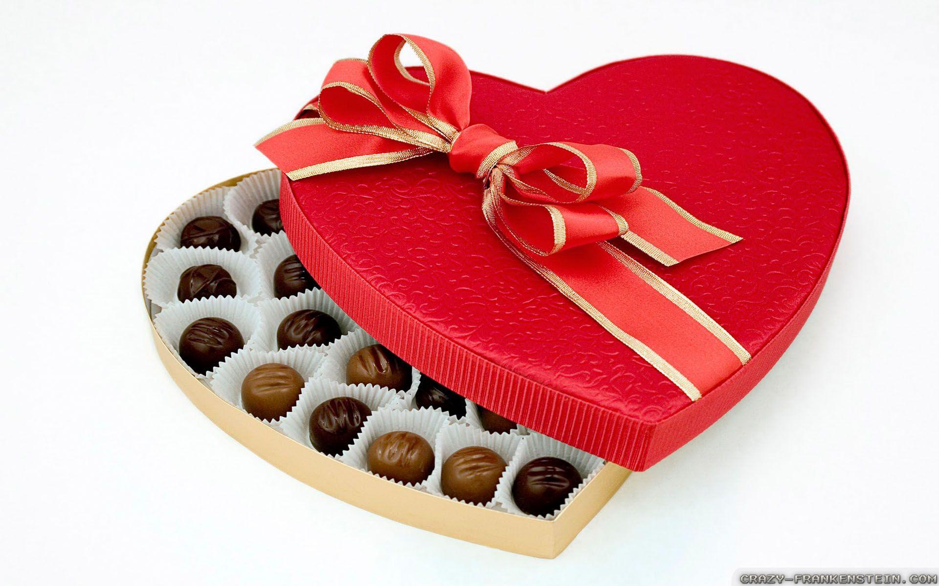 Valentine ~ Chocolate Candy For Valentinesy Heart Sweets Stock