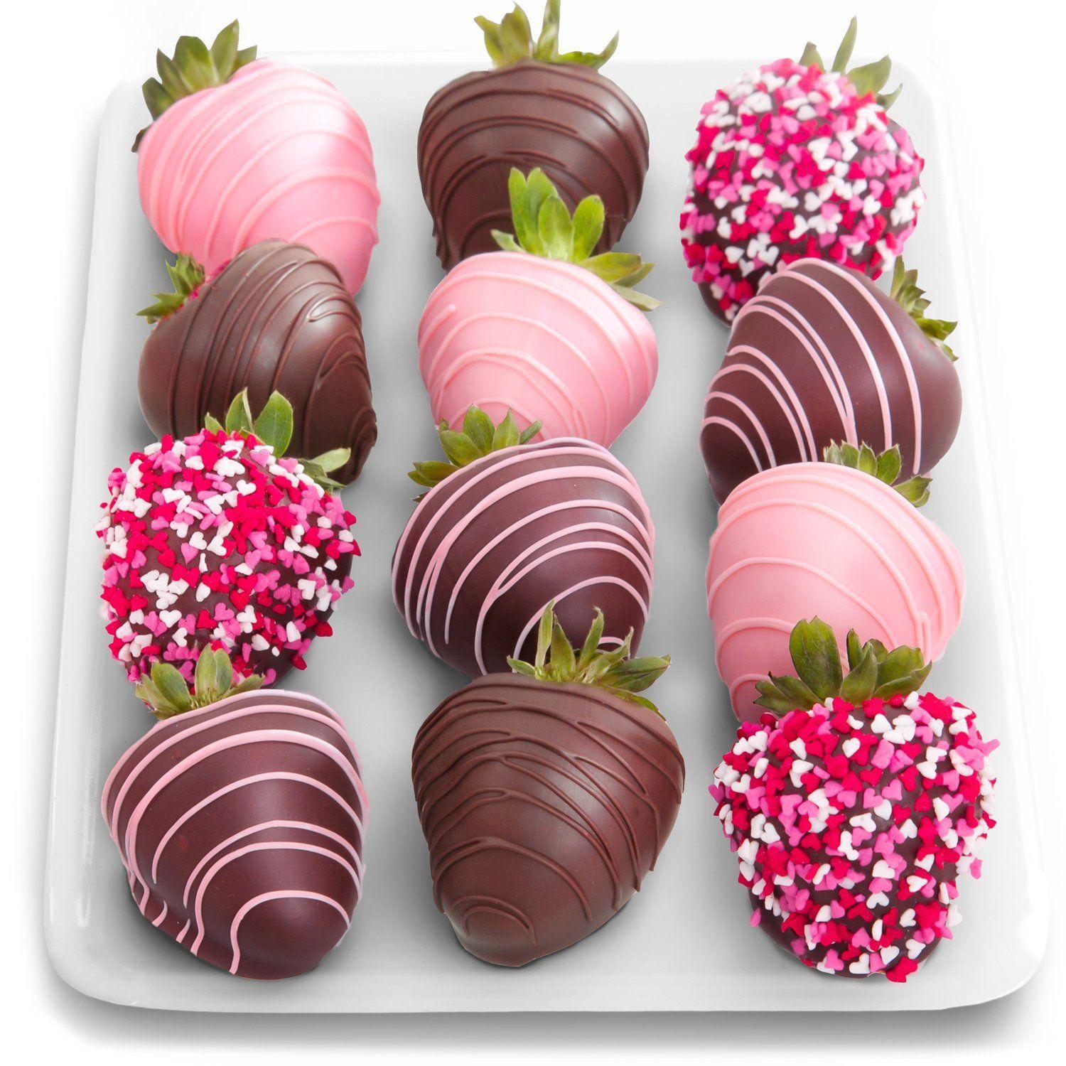Amazon : Golden State Fruit 12 Love Berries Chocolate Covered