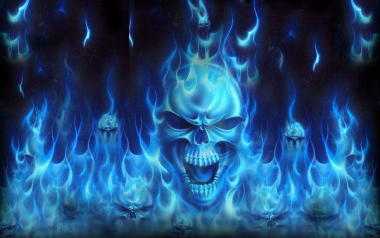scary flames, dark backgrounds, backgrounds, dark,blue, tablet