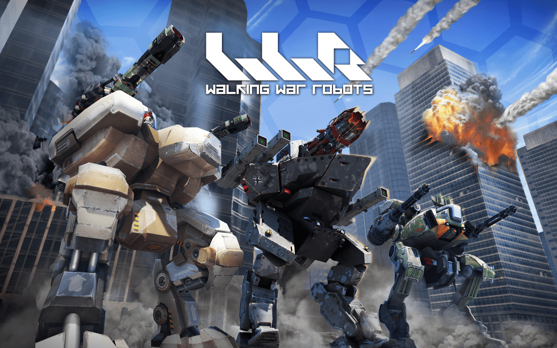 4K Ultra HD Walking War Robots Wallpaper and Background Image