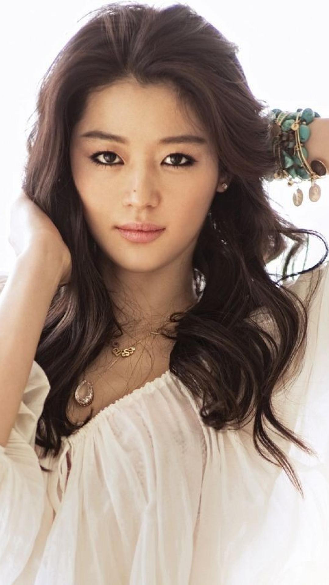 Asians jeon ji hyun korean actress brunettes wallpaper