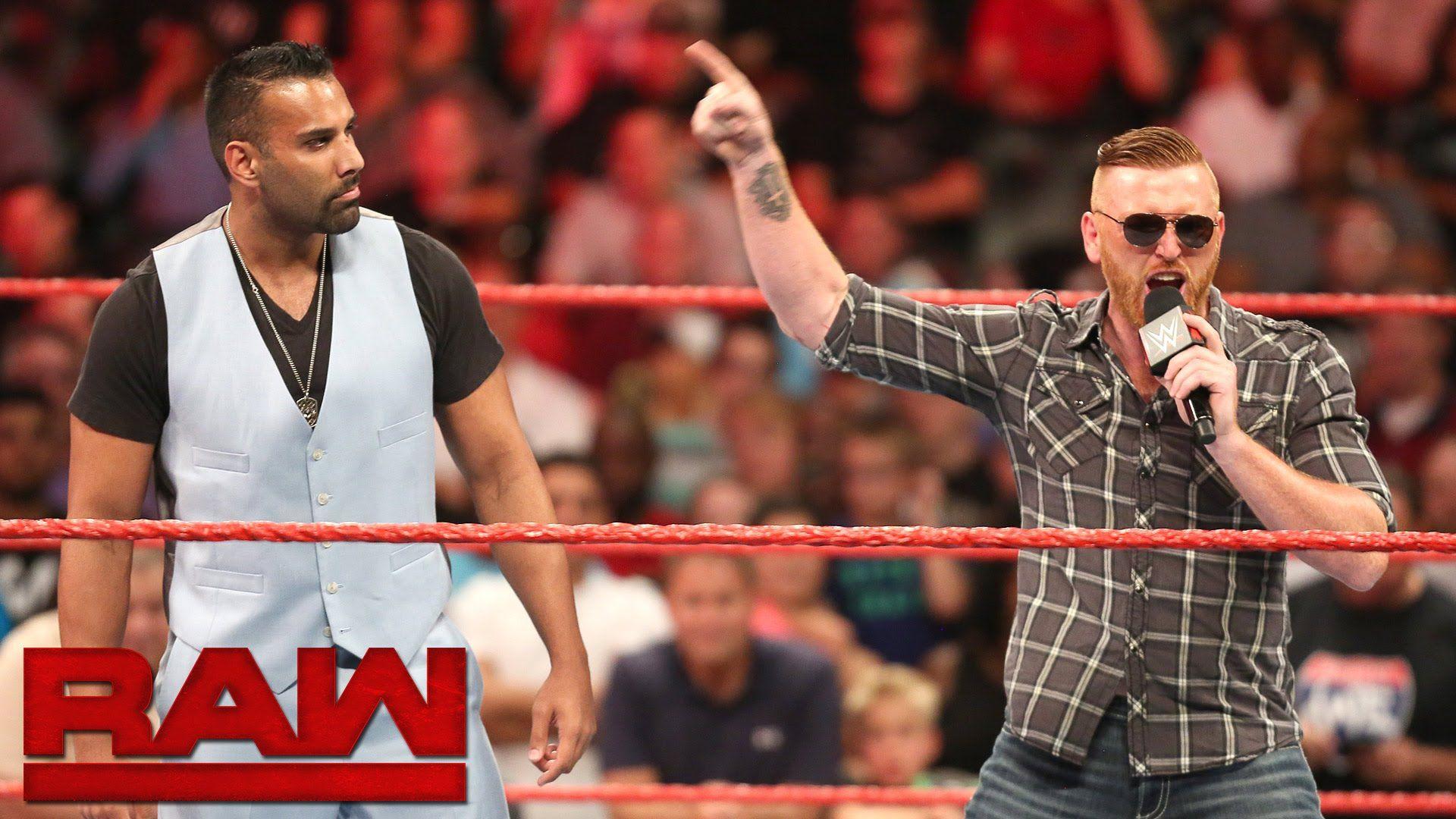 Heath Slater vs. Jinder Mahal: Raw, Aug. 2016