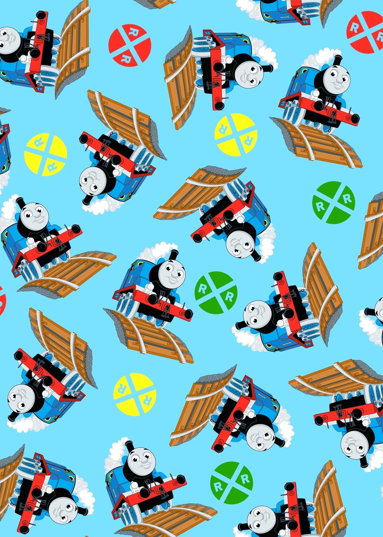 Thomas The Train Wallpaper Border Licensed Fleece Fabric And Signs