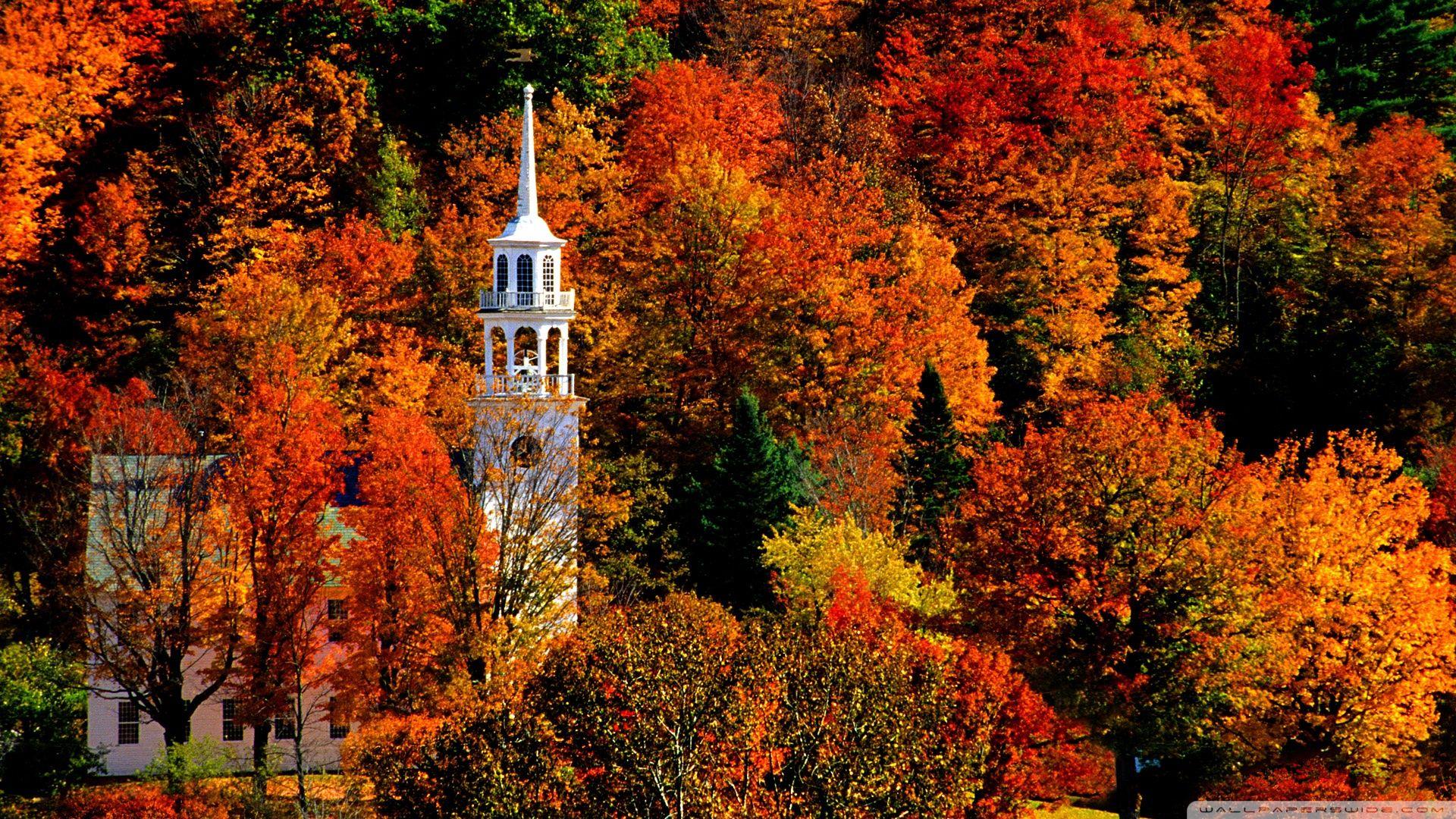 Church, Strafford, Vermont ❤ 4K HD Desktop Wallpaper for 4K Ultra