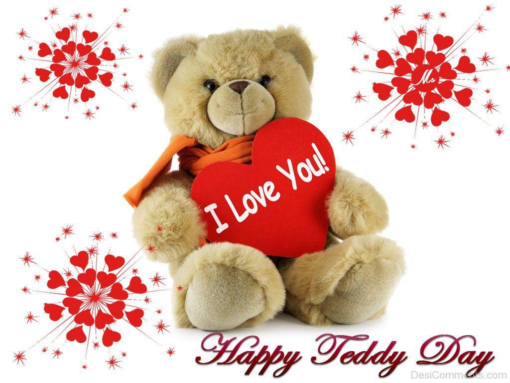 Happy Teddy Day 2018 HD Image Wallpaper, Whatsapp DP & Status