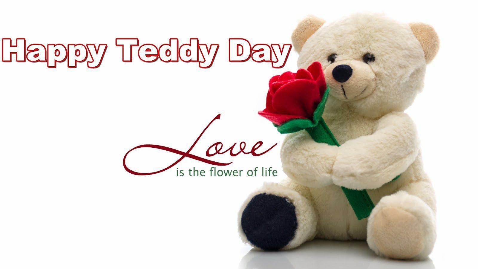 Happy Teddy Day Free Download Wallpaper