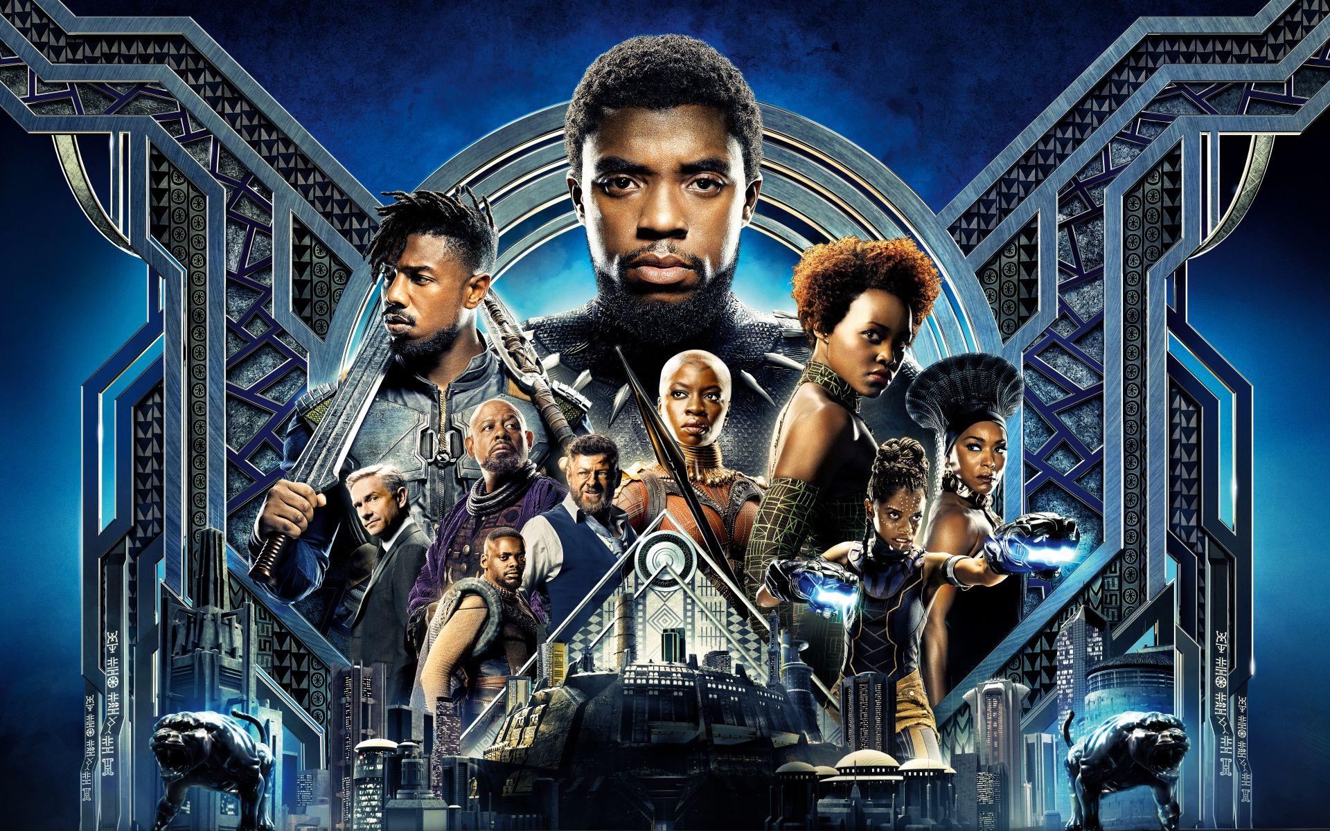 Black Panther 2018 Movie Fantasy Science Fiction Marvel Film