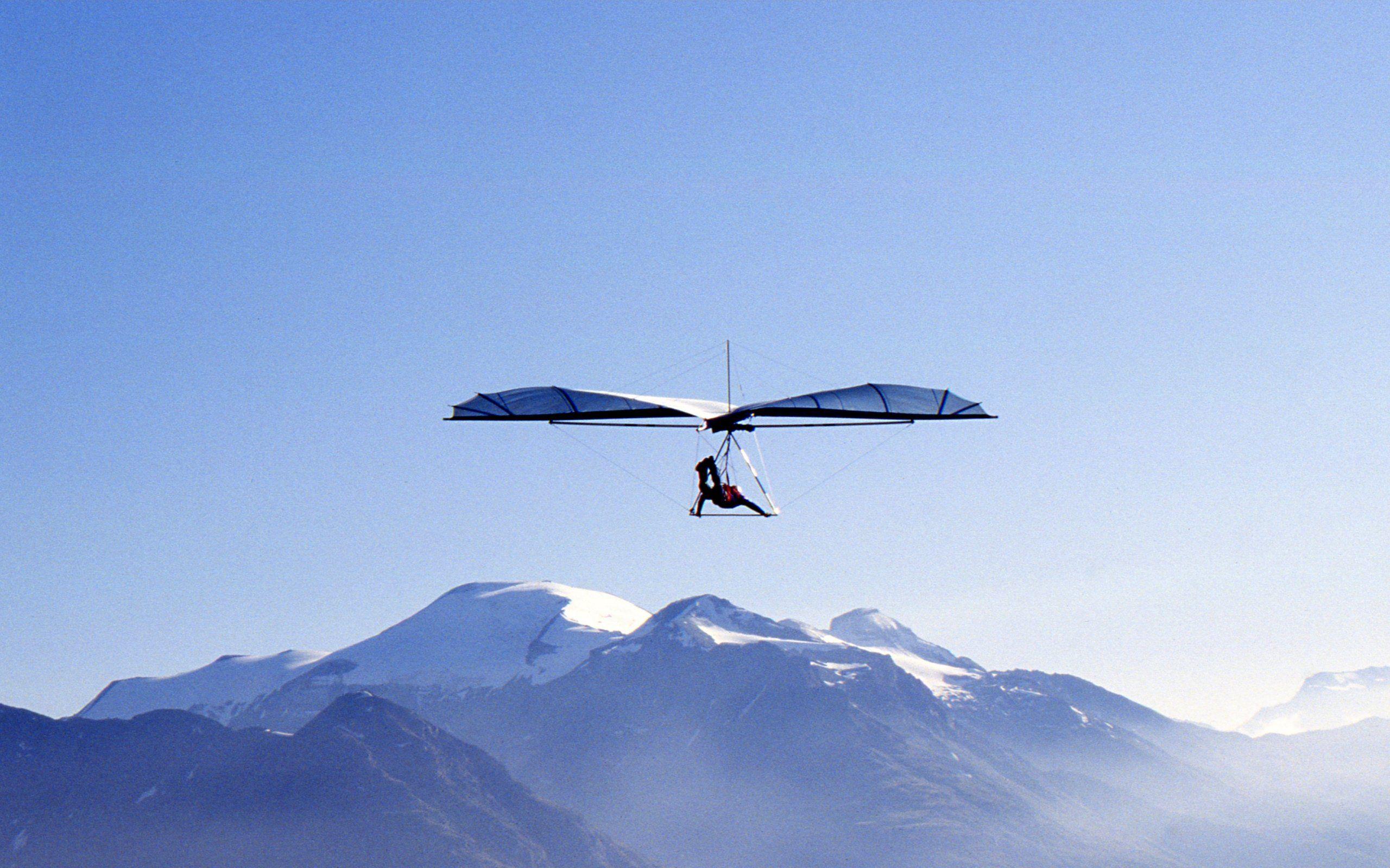Hang gliding flight fly extreme sport glider (9) wallpaper