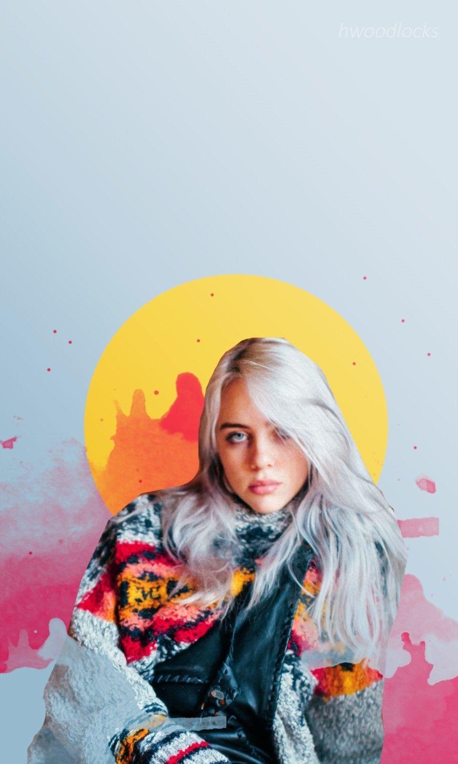 Телефон билли айлиш. Billie Eilish обои. Billie Eilish Wallpaper iphone.