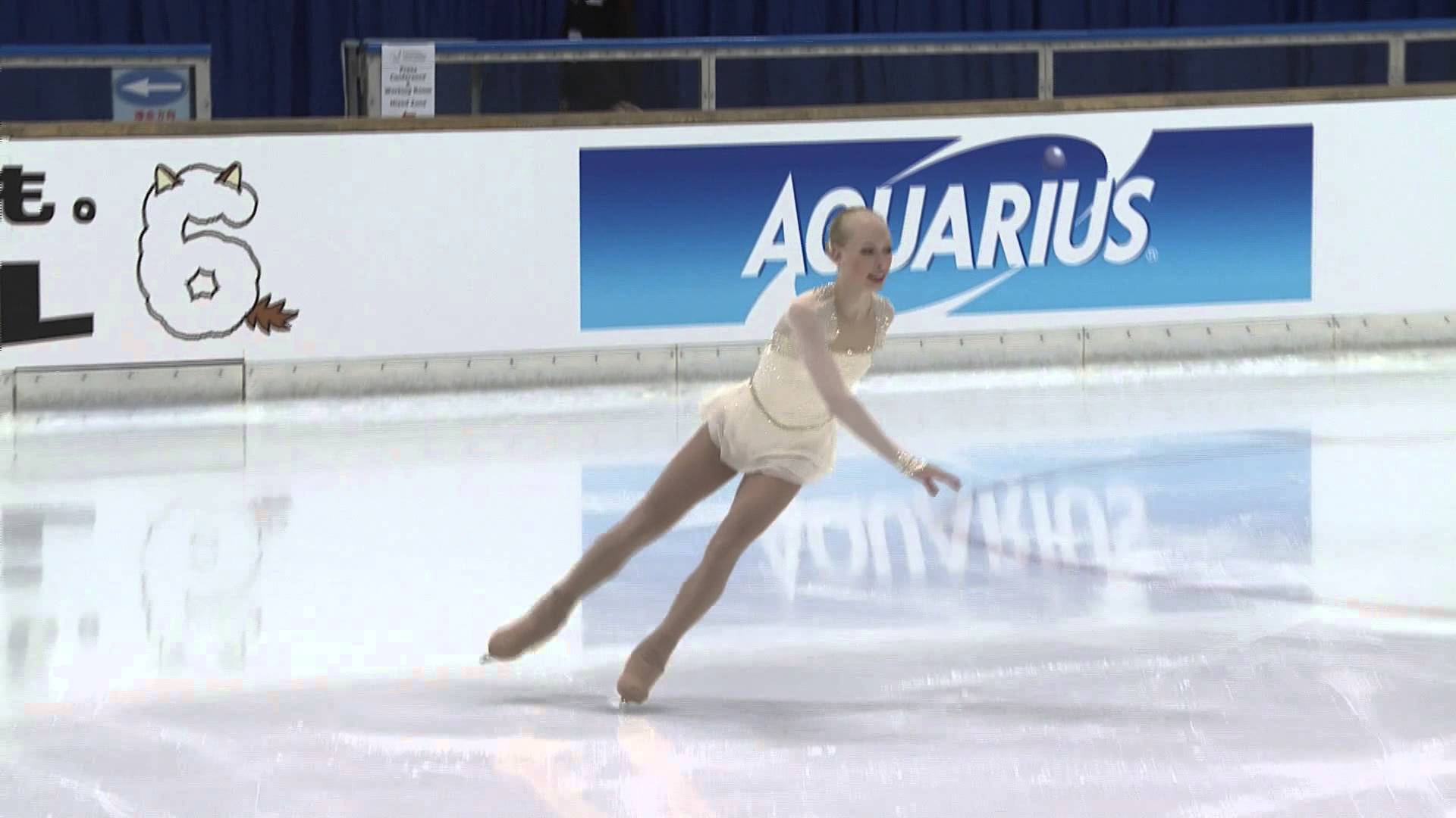 ISU 2014 Jr Grand Prix Aichi Ladies Free Skate Bradie TENNELL USA