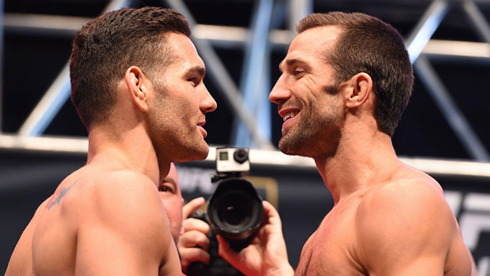 UFC 194 Results: Luke Rockhold pounds Chris Weidman's face to a