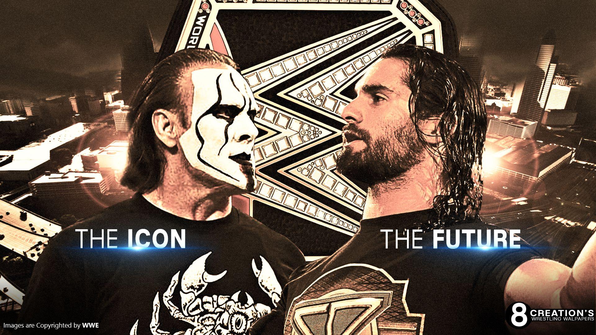Wwe Seth Rollins and Sting Wallpaper