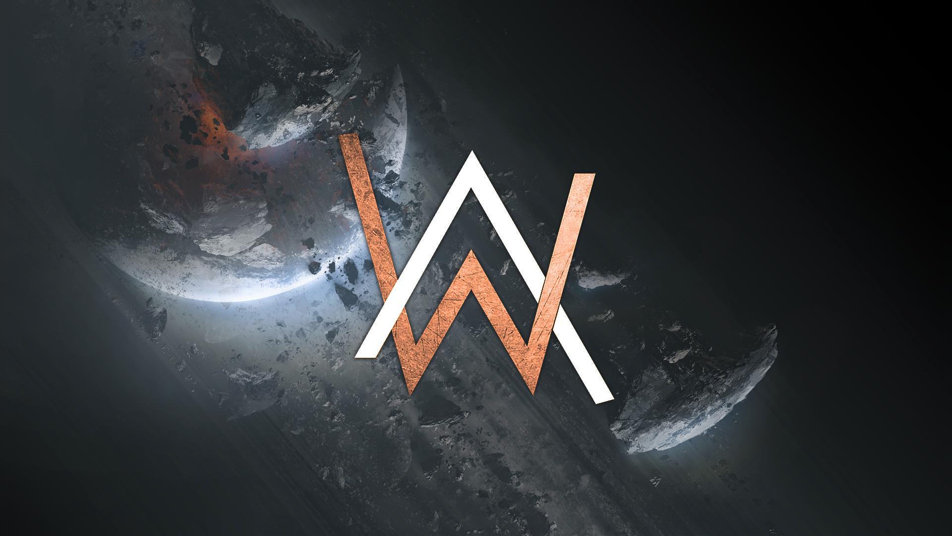 Alan Walker Creative Logo, HD Music, 4k Wallpaper, Image