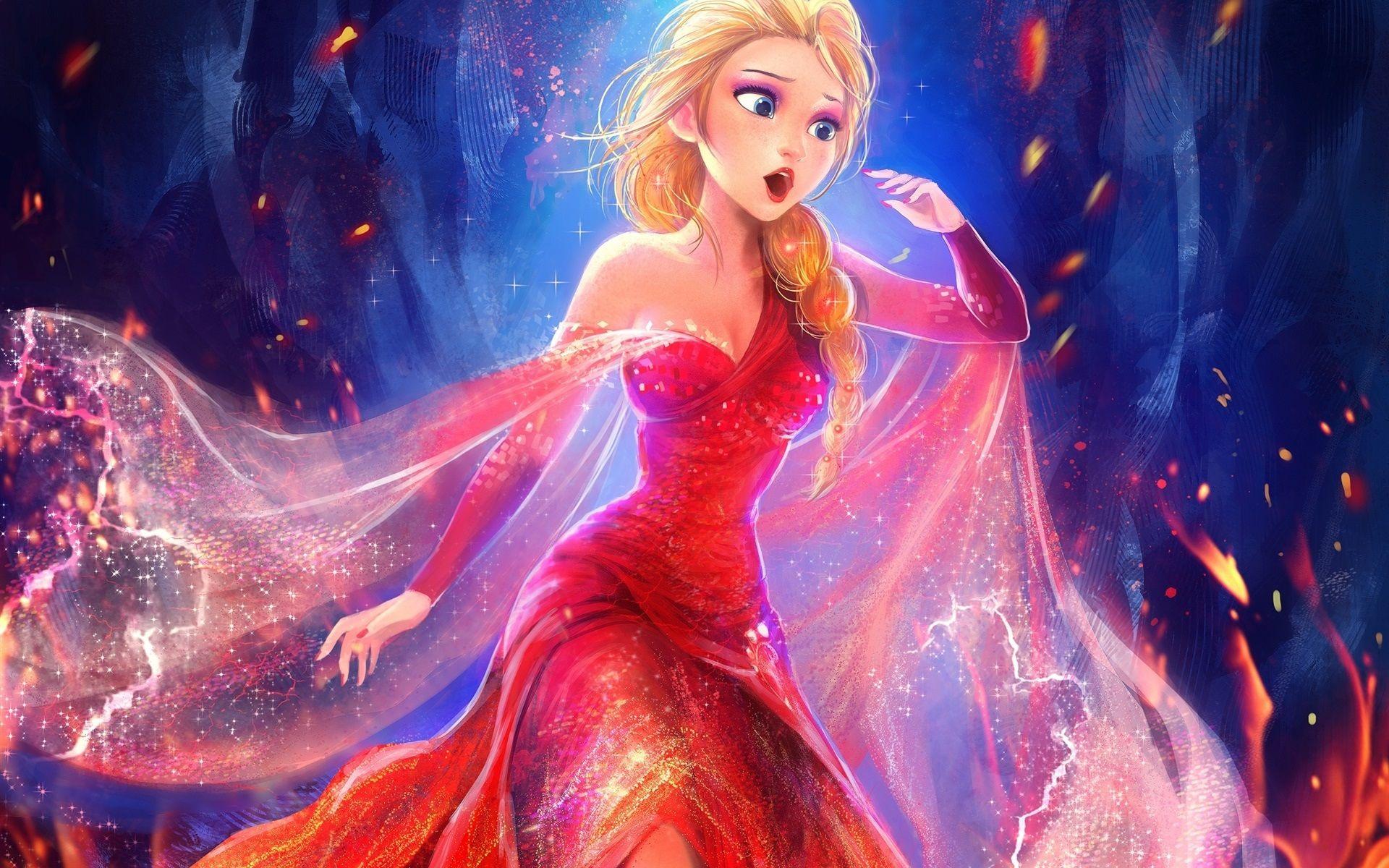 Elsa Frozen Disney Movies wallpaper