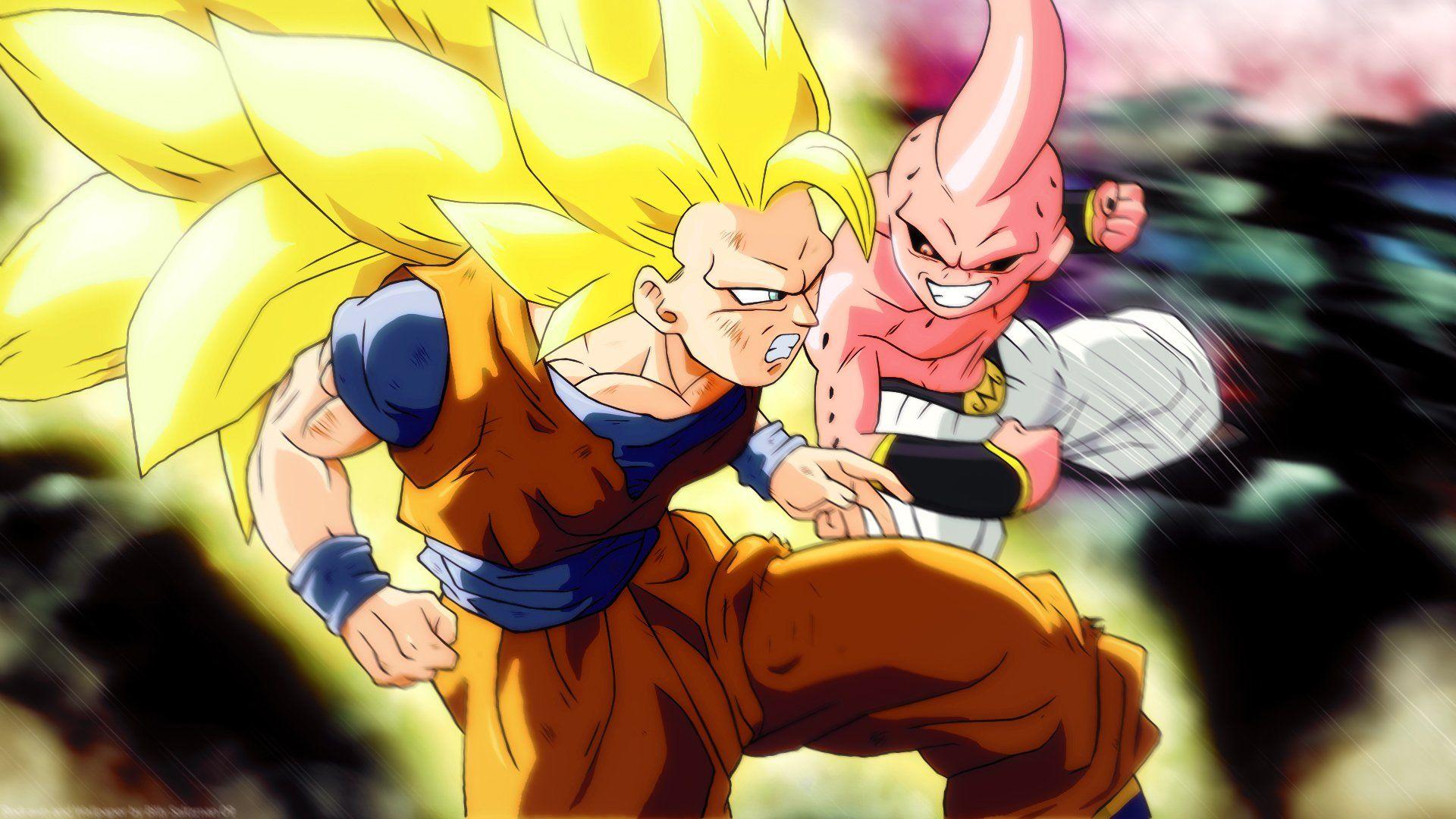 Goku Ssj3 Vs Kid Buu