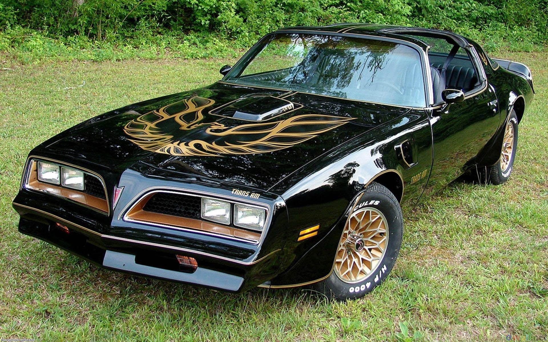 Hd black gold pontiac firebird wallpaper