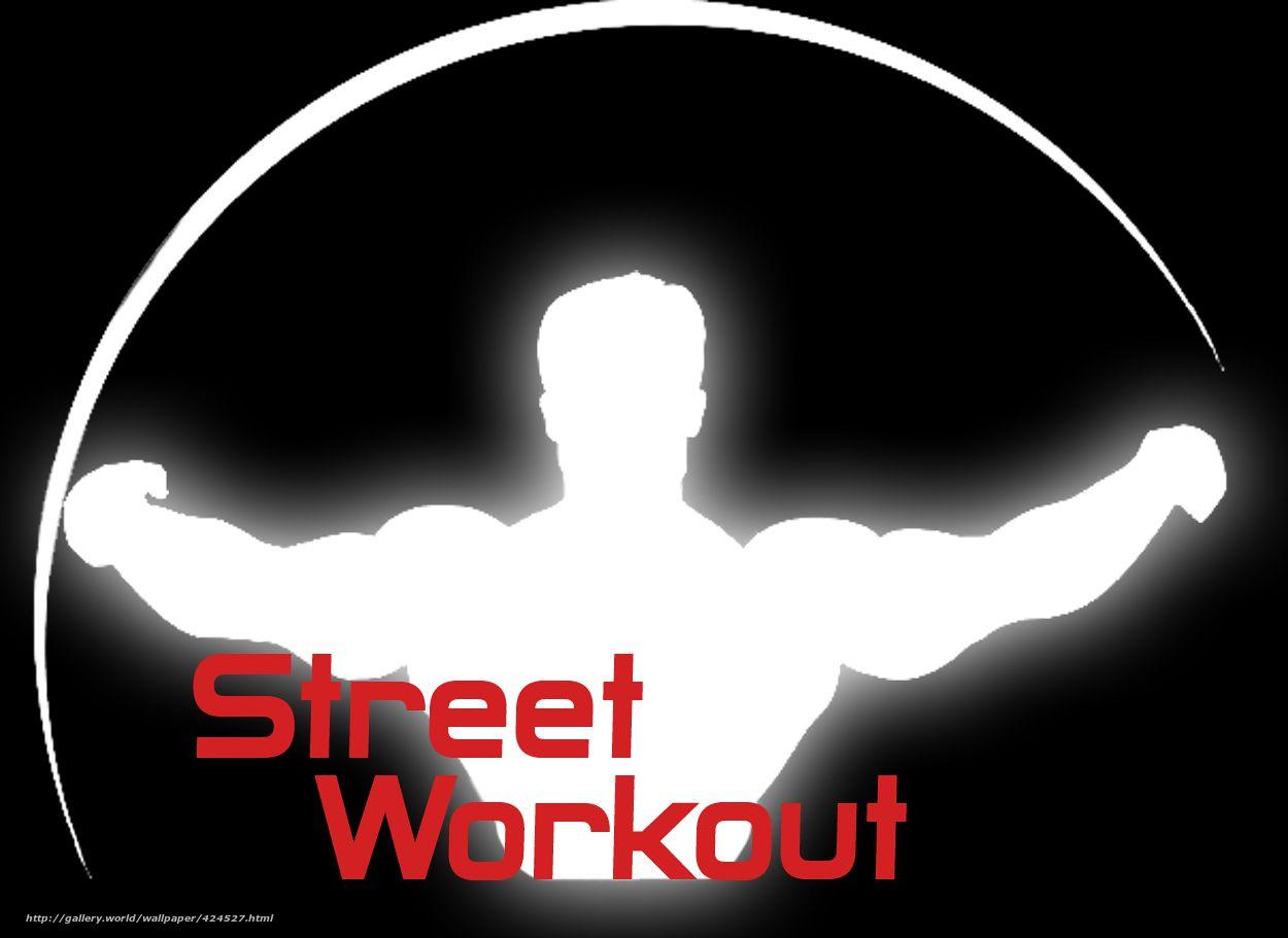 Download wallpaper sw, street workout, logo vorkaut, workout on a