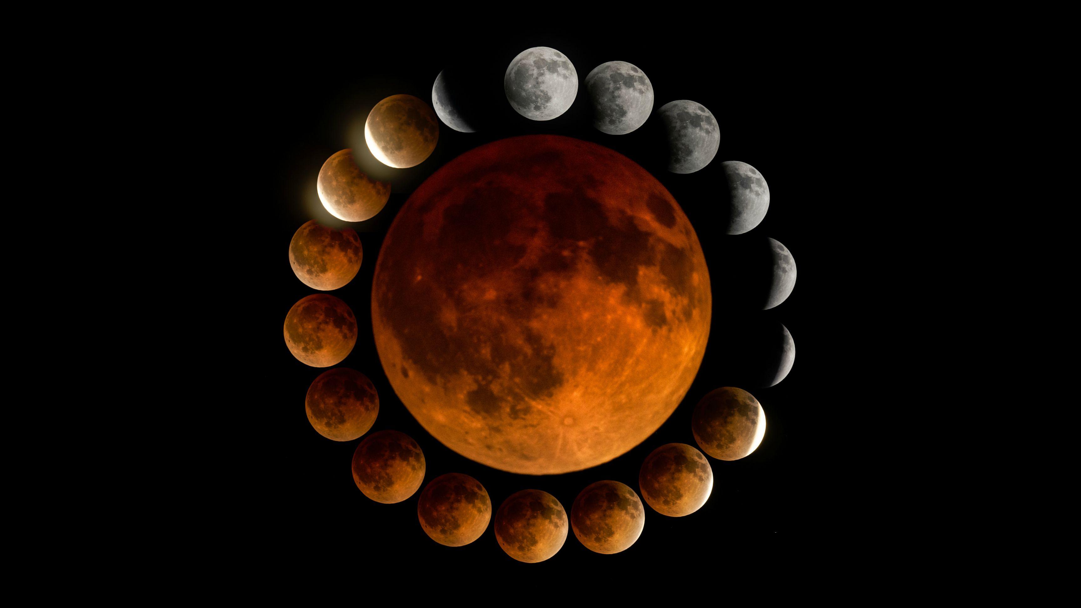 Someone made a pic of the blood moon a few weeks ago, I made a