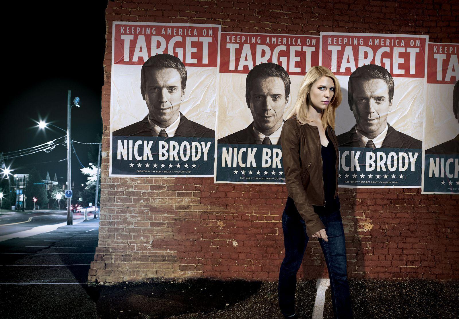 Homeland Season 3 Premiers as Claire Danes and Damian