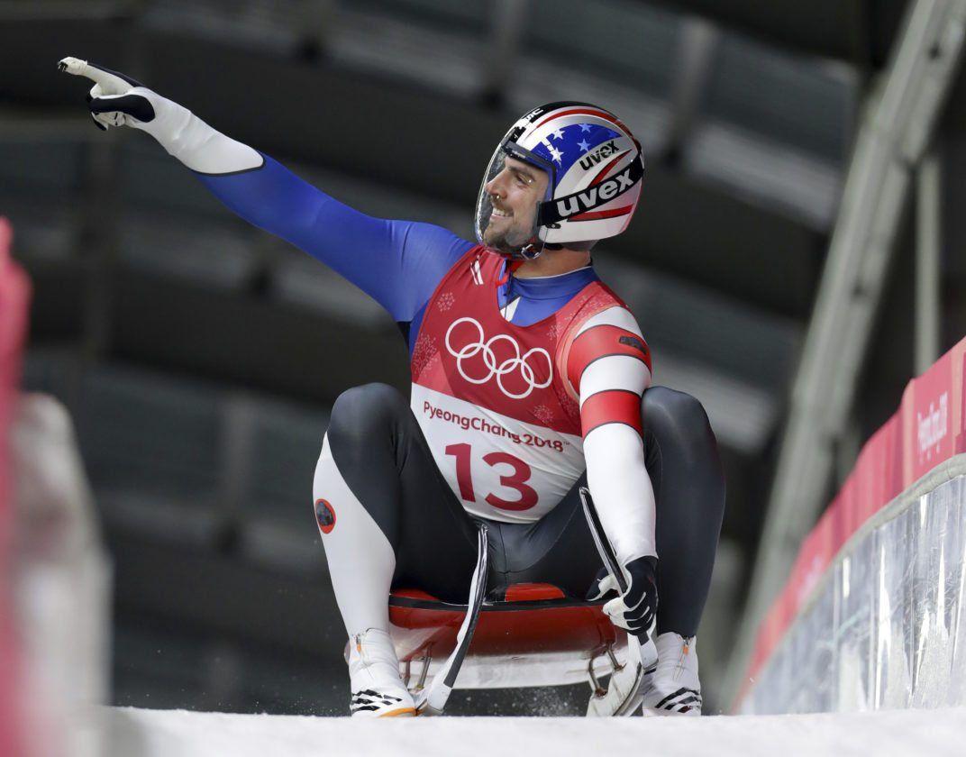 Mazdzer in 4th place halfway through Olympic luge runs. News