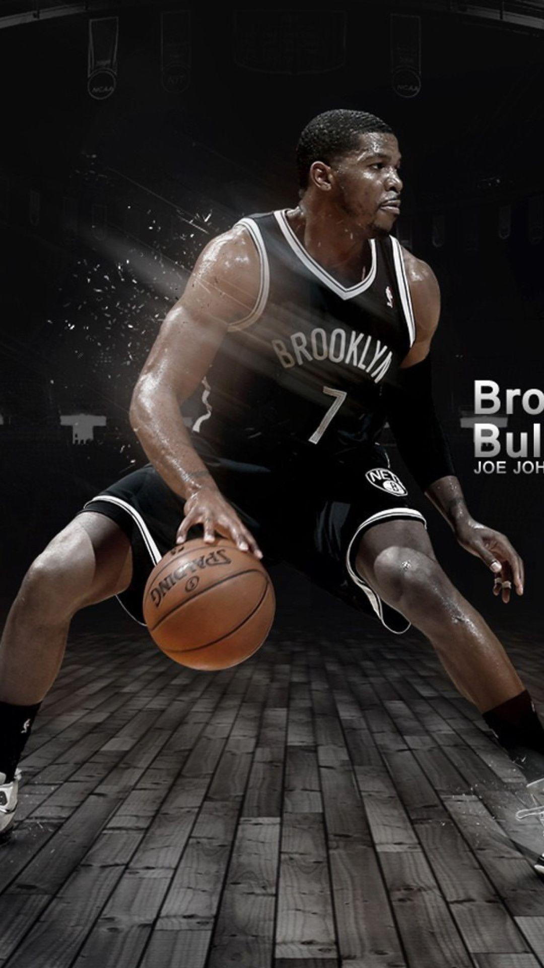 Joe Johnson from Brooklyn Nets NBA Wallpaper for iPhone 6 Plus