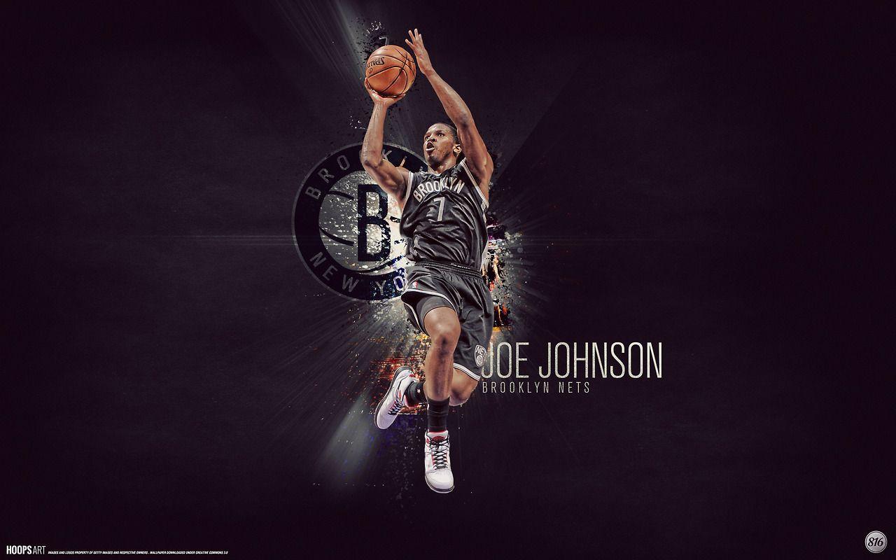 Brooklyn Nets, Joe Johnson wallpaper from HoopsArt.com. NBA