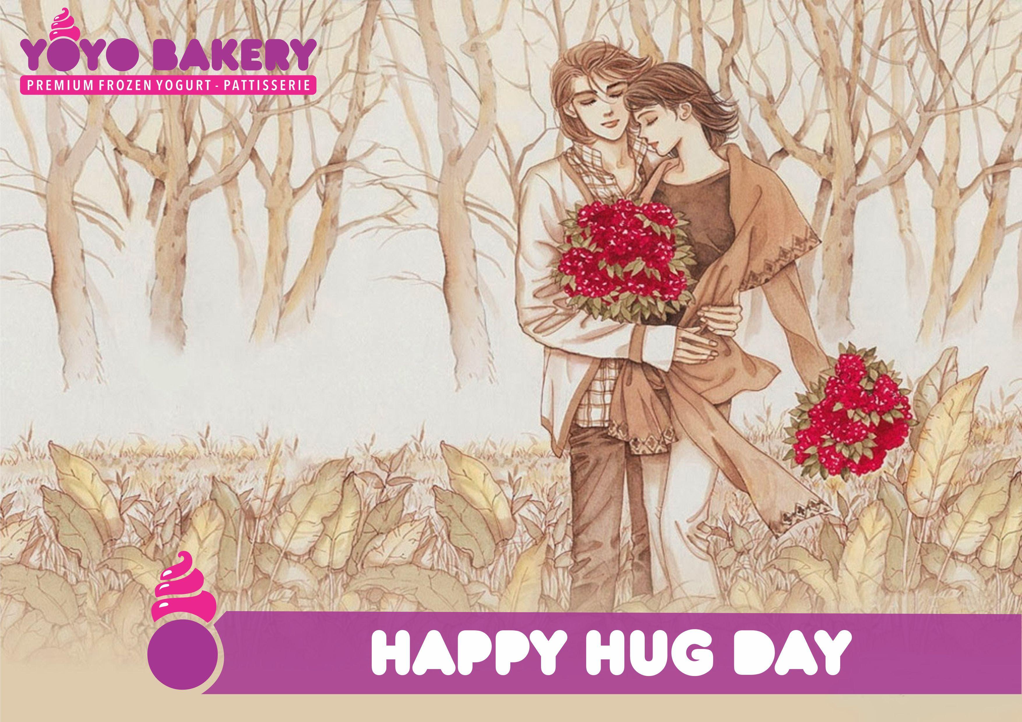 happy #hug #day. Yo Yo Bakery. Yo yo and Bakeries