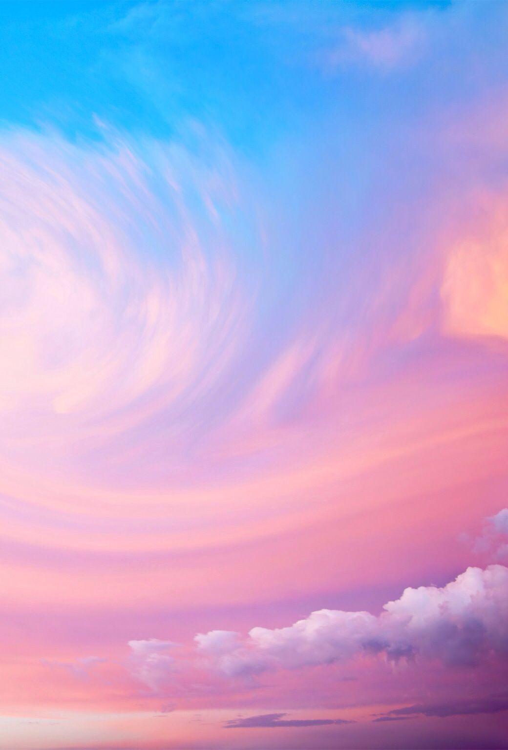 Phone Wallpaper Pink Sky - technology