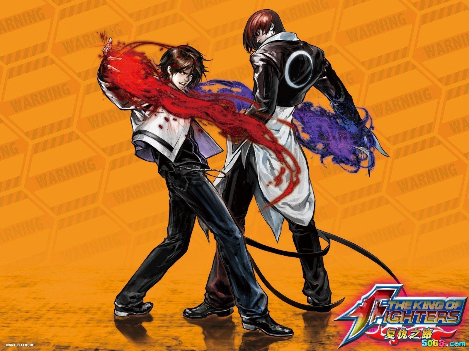 King of Fighters, Kyo Kusanagi, Iori Yagami Wallpaper HD