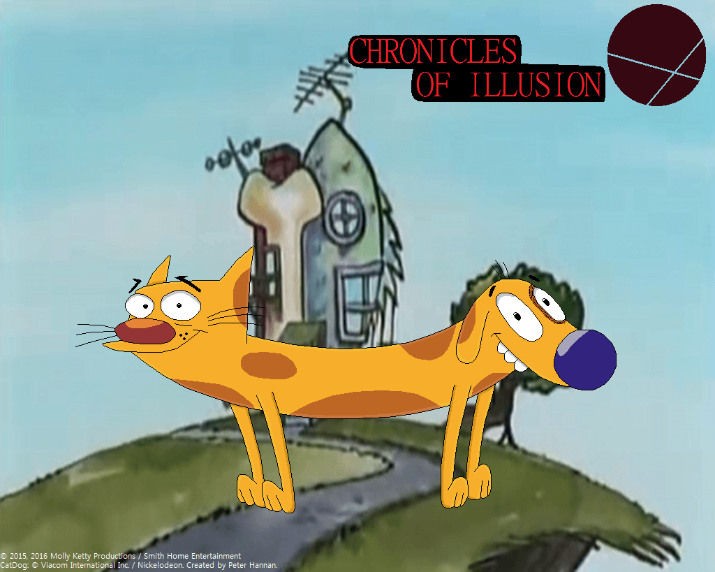 Coi catdog wallpaper.png. Chronicles of Illusion