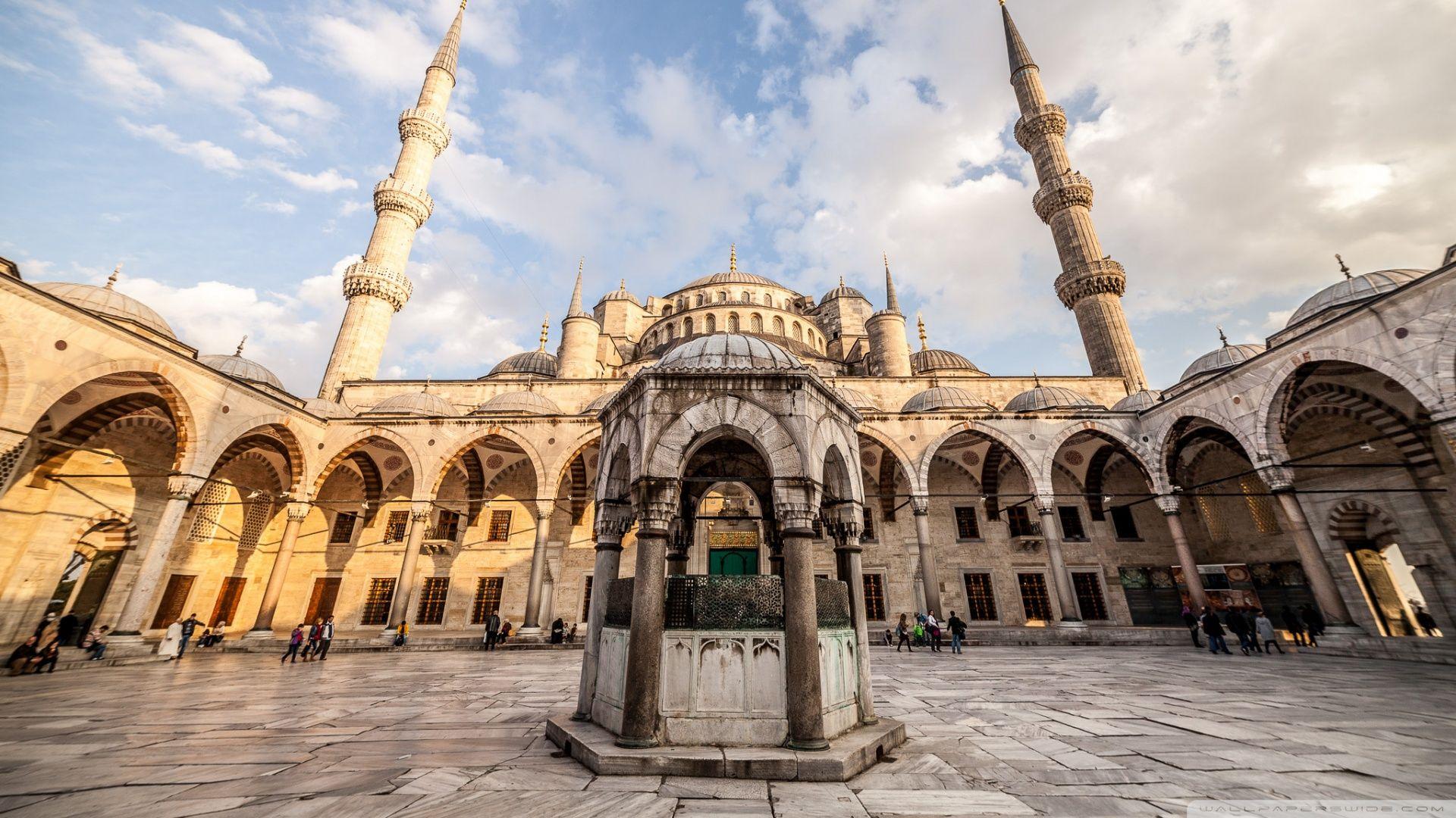 Sultan Ahmed Mosque, Istanbul, Turkey ❤ 4K HD Desktop Wallpaper