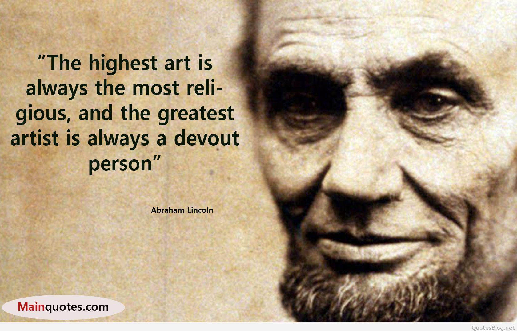 Quotes: Best Inspirational Abraham Lincoln quotes