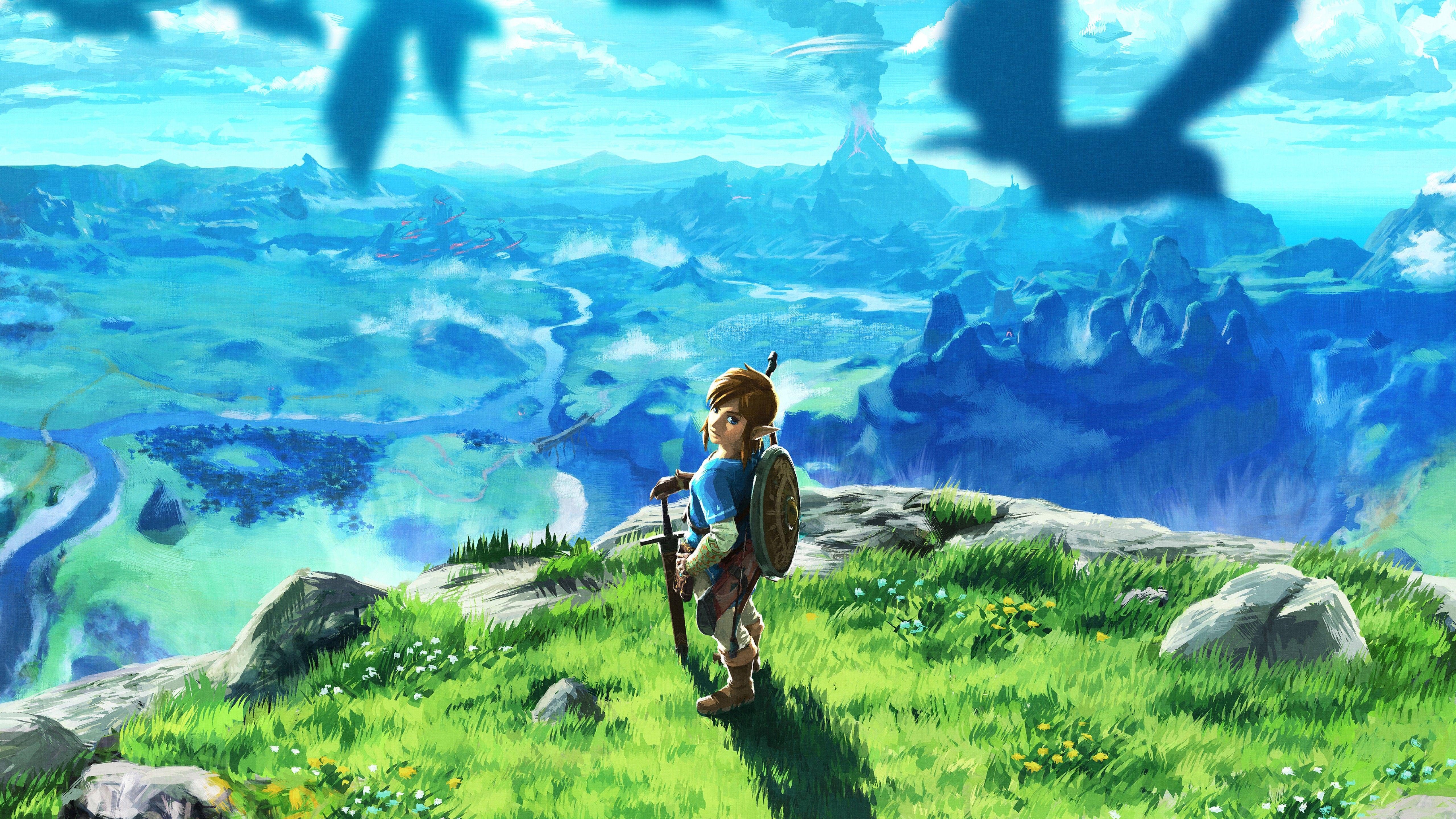 Wallpaper The Legend of Zelda: Breath of the Wild, 4K, Games