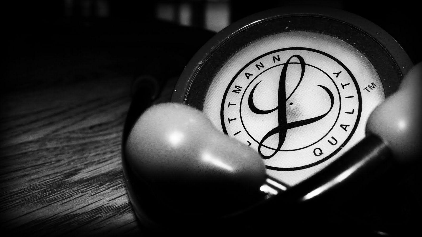 Stethoscope on Black Background Stock Photo by criscanton81 | PhotoDune