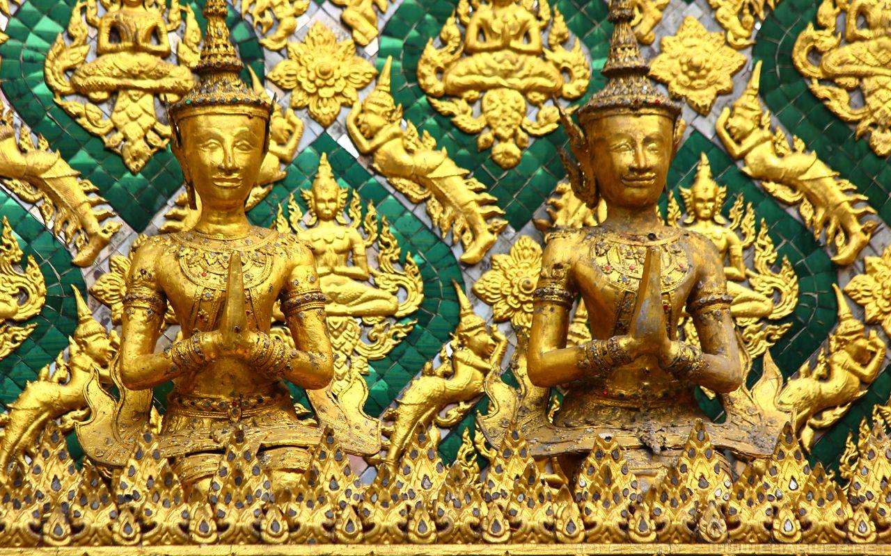 Grand Palace, Bangkok, Thailand. Wallpaper