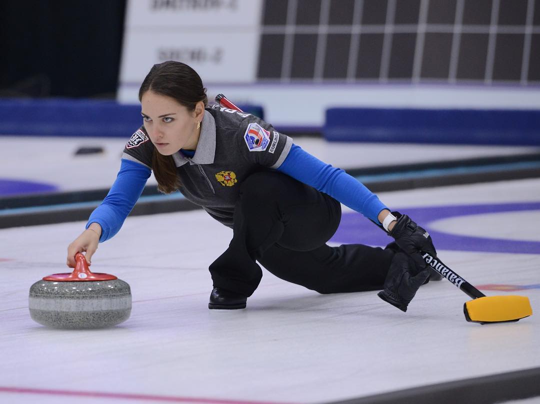 Russian Curler Anastasia Bryzgalova Is Being Compared To Megan Fox.