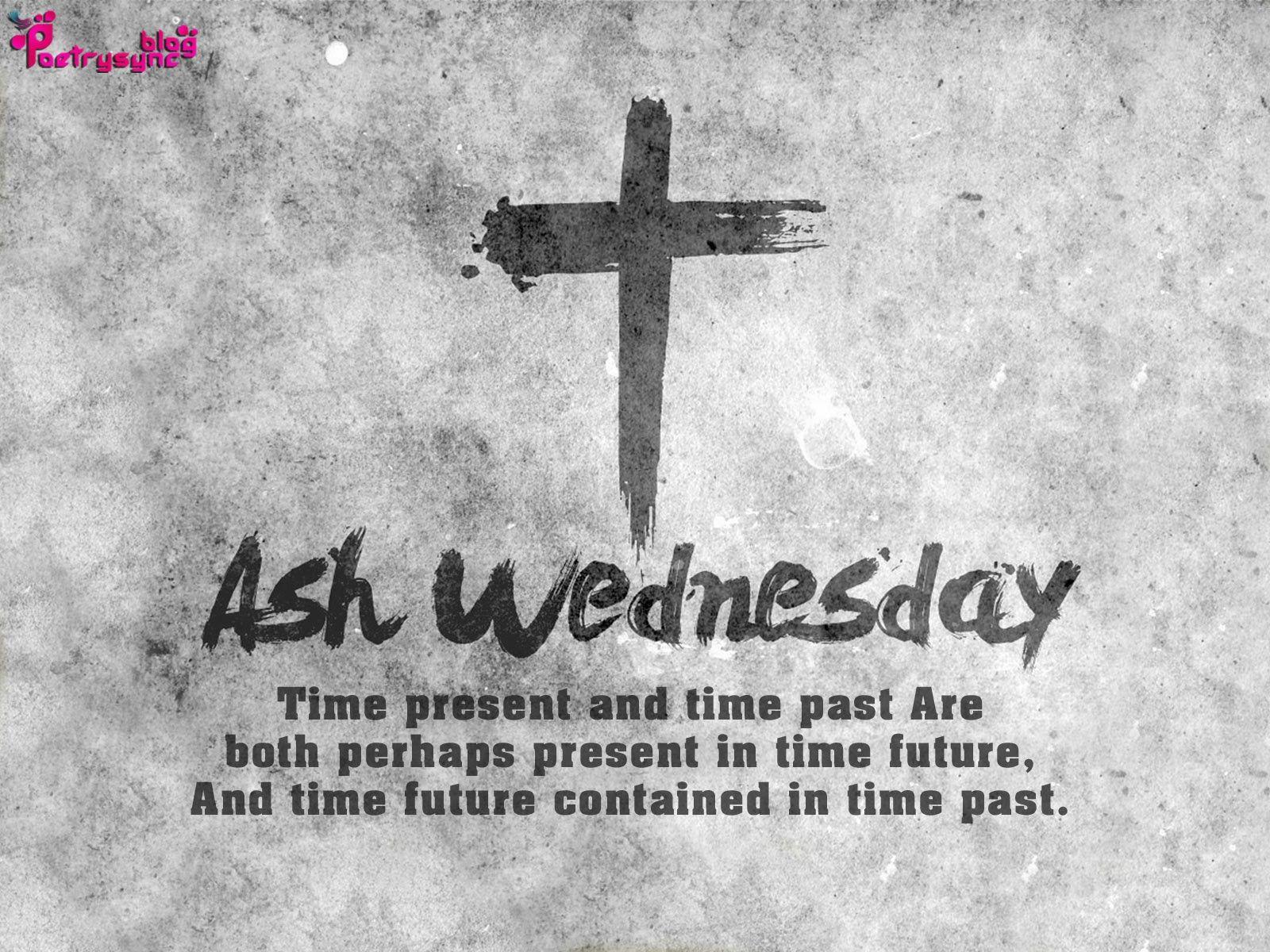Ash Wednesday Wishes and Greetings Picture with Quote Saying. Ash