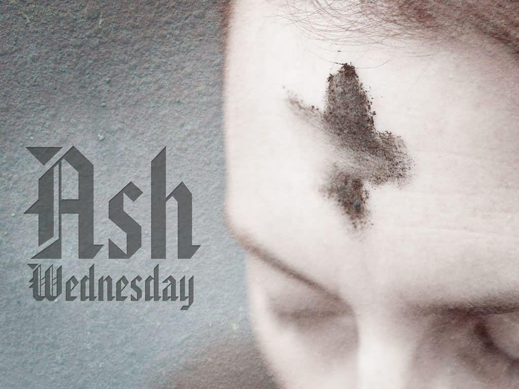 Ash Wednesday Ash On Head