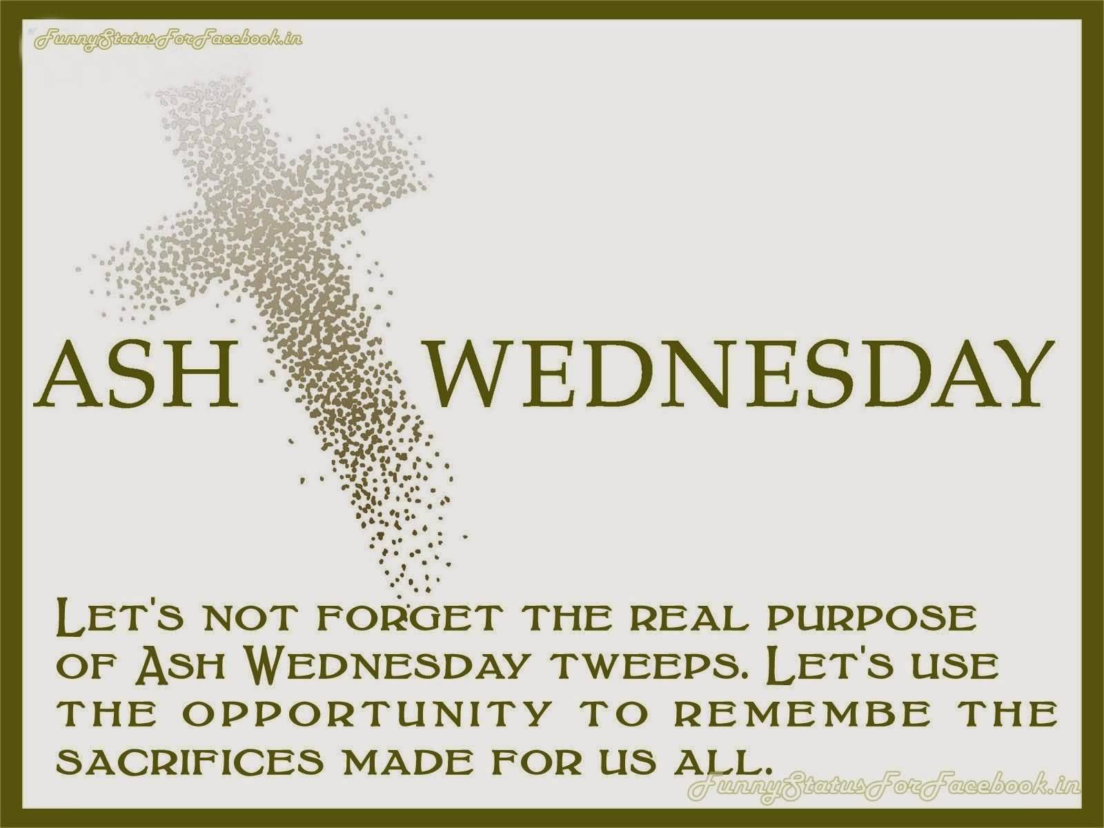 To You And Your Family Happy Ash Wednesday