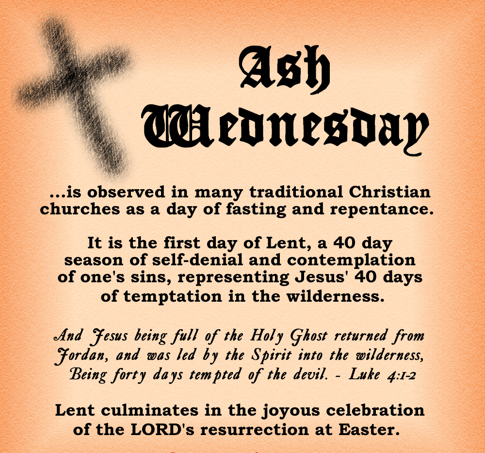 Ash Wednesday Wallpaper Free Download