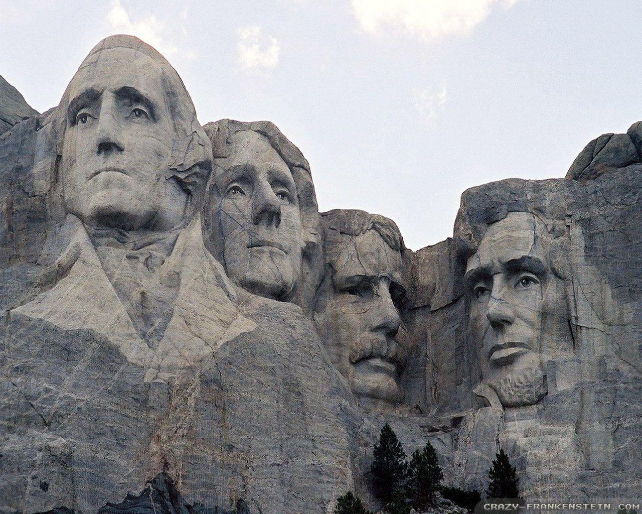 Presidential Portraits Pount Rushmore National monument wallpaper