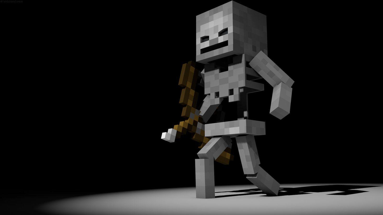 Minecraft Wallpaper Wither Skeleton, PC Minecraft Wallpaper Wither