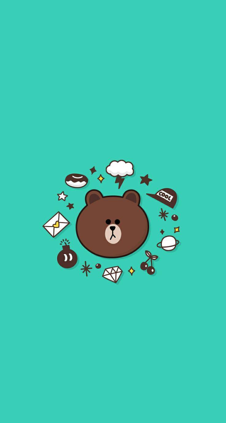 best Brown & cony image. Line friends, iPhone