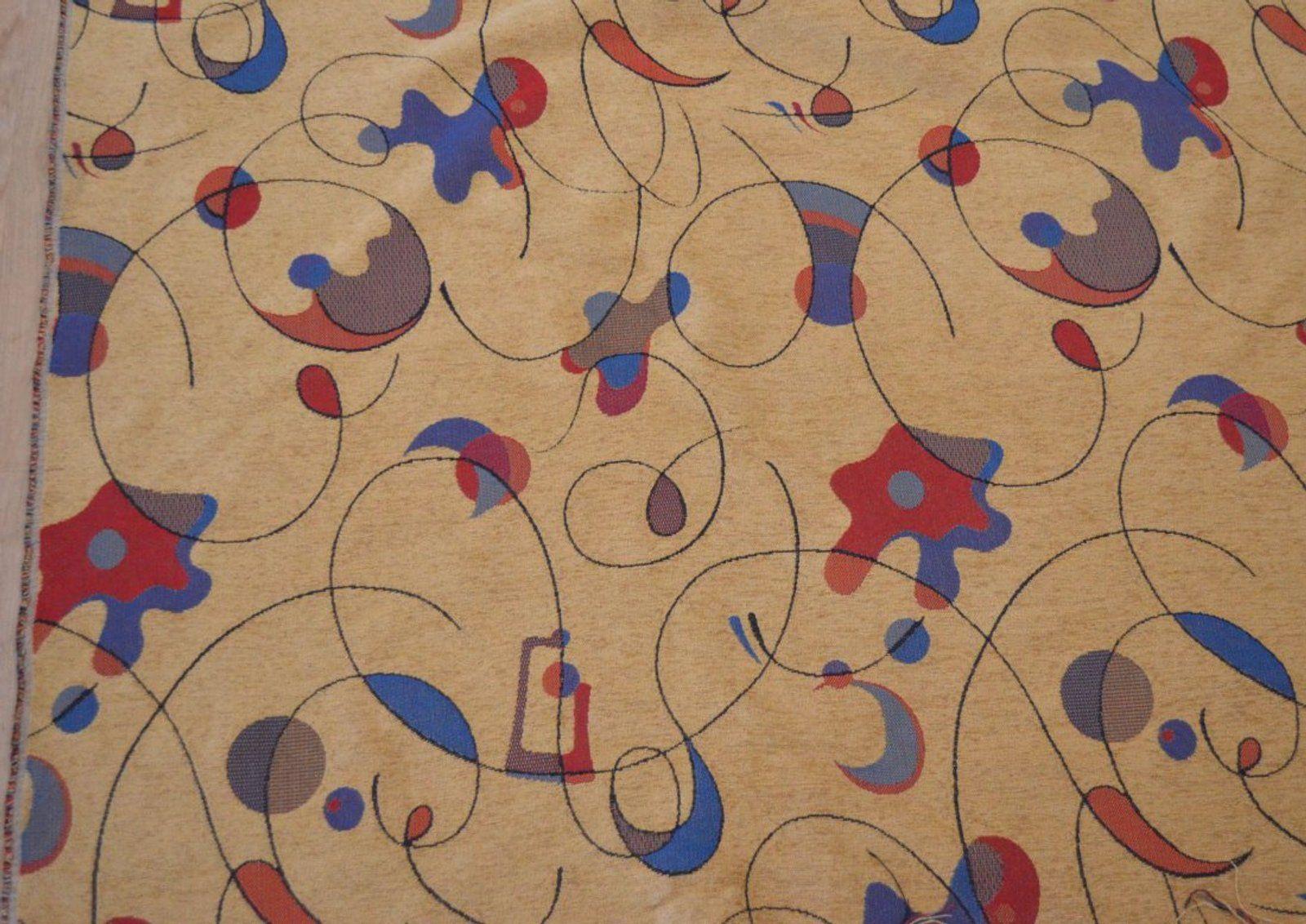 Miro Mid Century Modern Style Upholstery Fabric