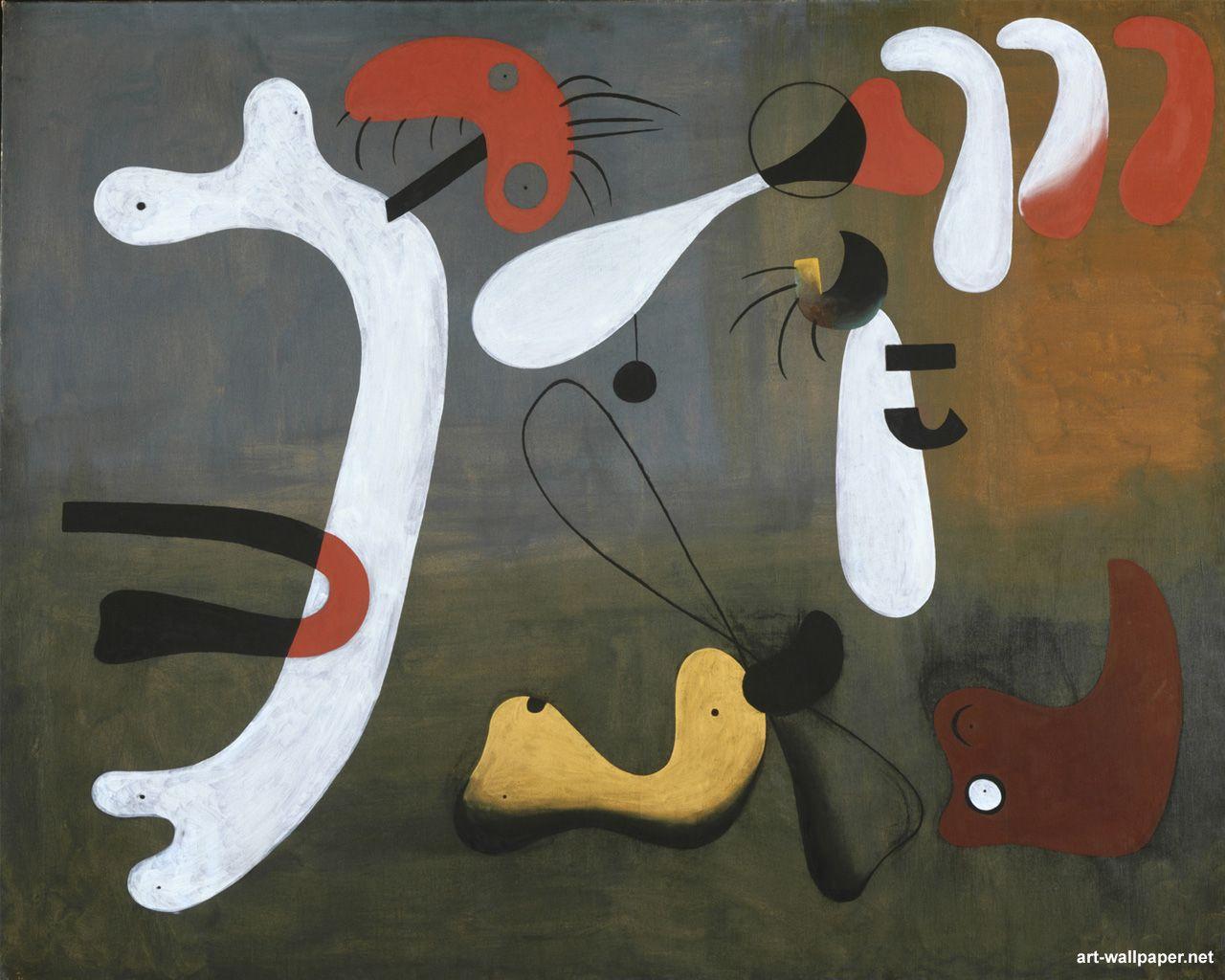 Joan Miro, Painting Wallpaper, Picture