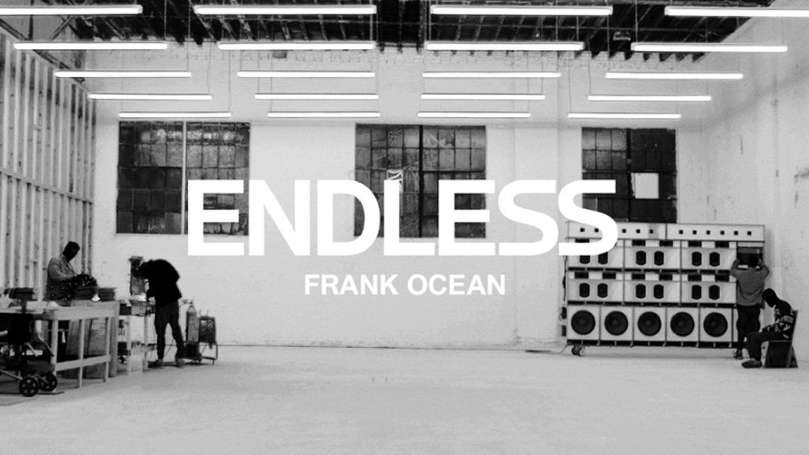 Frank Ocean's visual album Endless is an exercise in enjoying