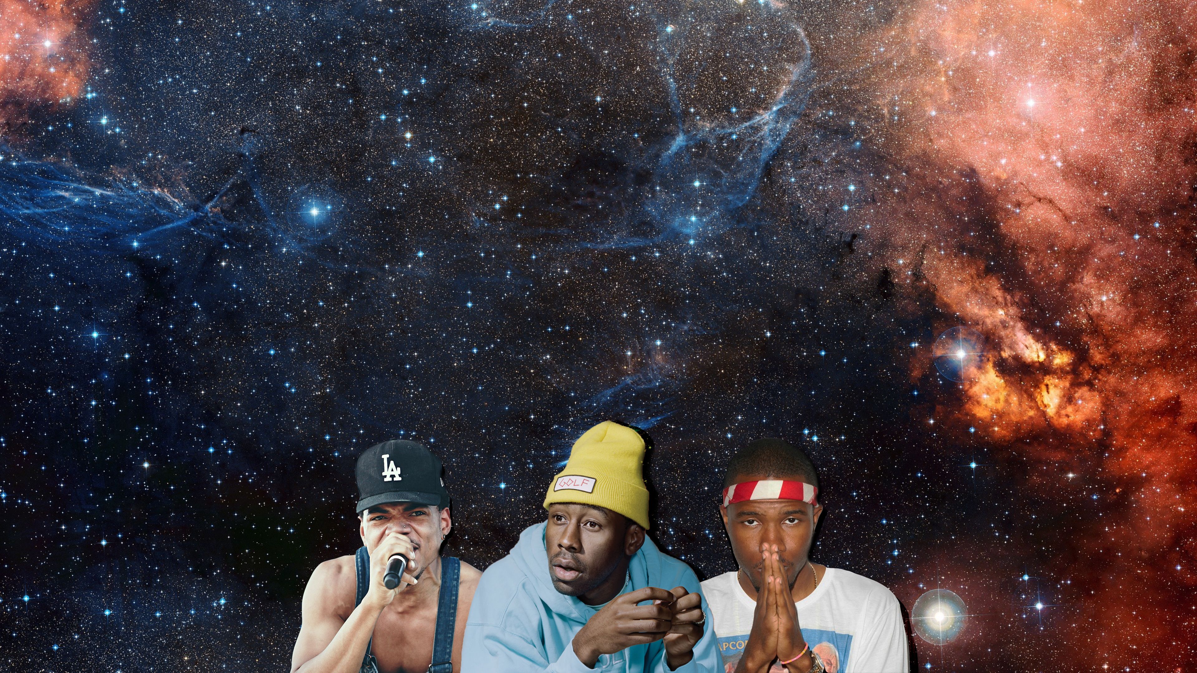 Tyler The Creator, Chance The Rapper & Frank Ocean 4K Wallpaper