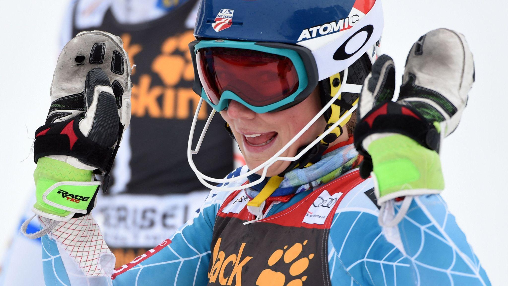 Mikaela Shiffrin wins third consecutive World Cup slalom title