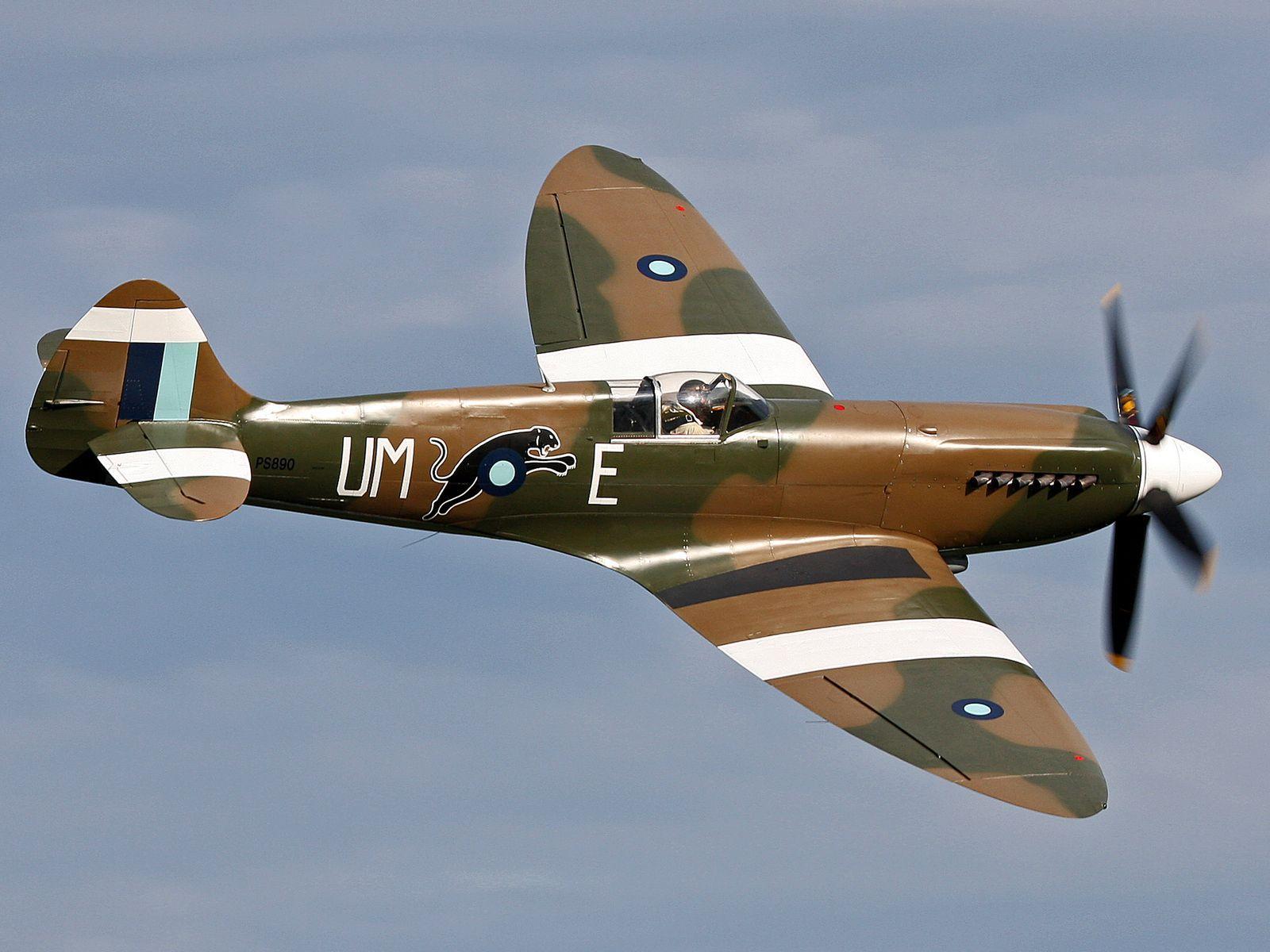 Aircraft / Planes: Spitfire mk XIX, desktop wallpaper nr. 60341