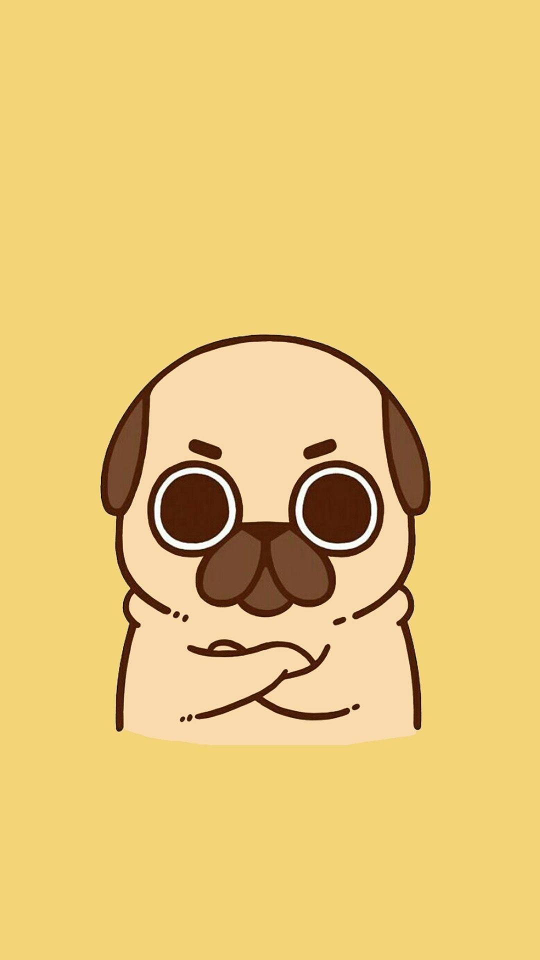 Cartoon Pugs Wallpapers - Wallpaper Cave